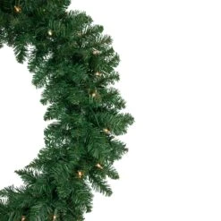 Northlight Pre-Lit Everett Pine Artificial Christmas Wreath - 36" - Clear Lights Green 12 Northlight Pre-Lit Everett Pine Artificial Christmas Wreath - 36" - Clear Lights Green -Northlight Shop 2306357946826704096