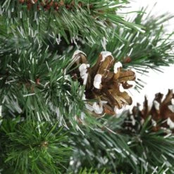 Northlight Full Snowy Delta Pine With Pine Cones Artificial Christmas Tree - 4' - Unlit Green 14 Northlight Full Snowy Delta Pine With Pine Cones Artificial Christmas Tree - 4' - Unlit Green -Northlight Shop 2306357947415807200