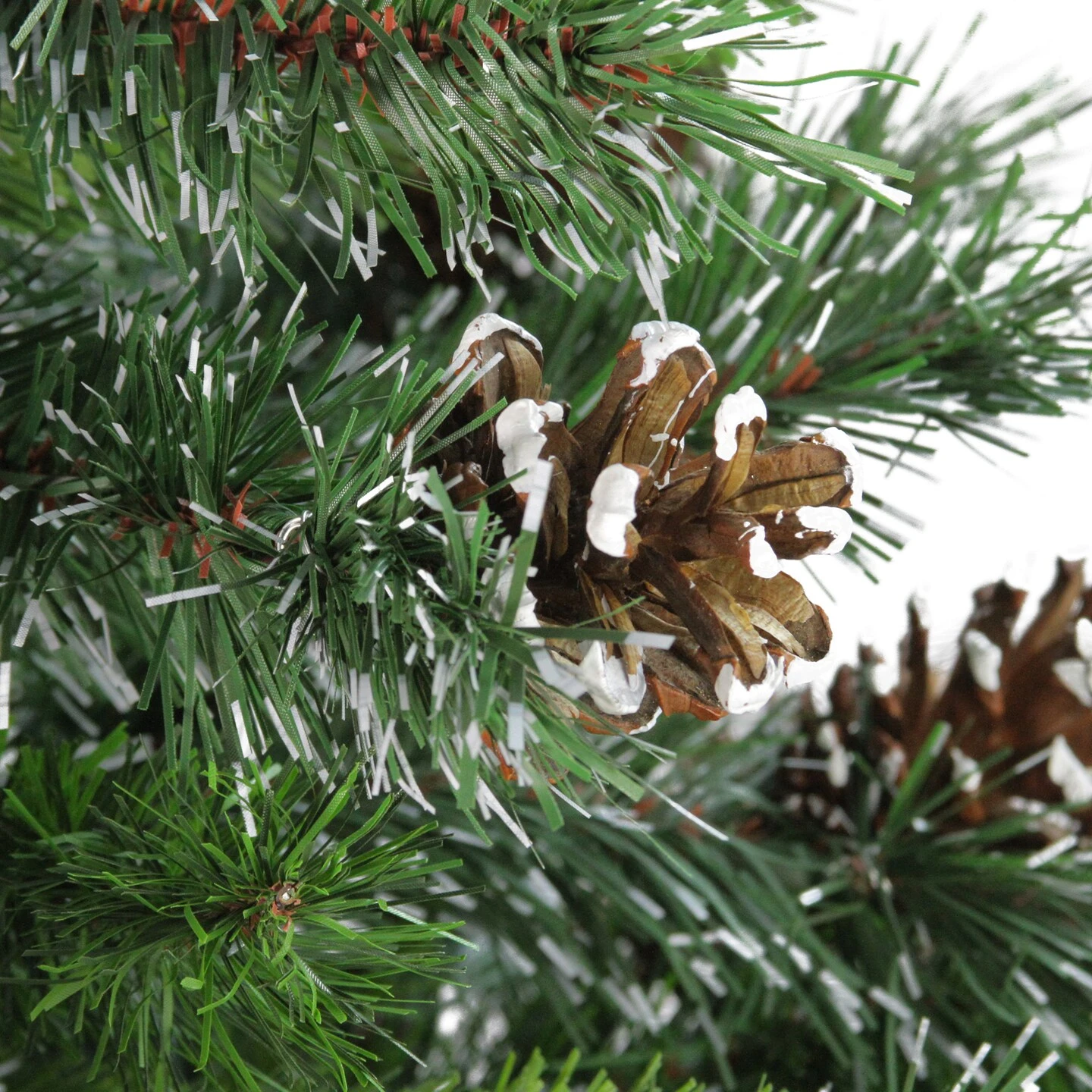 Northlight Full Snowy Delta Pine With Pine Cones Artificial Christmas Tree - 4' - Unlit Green 7 Northlight Full Snowy Delta Pine With Pine Cones Artificial Christmas Tree - 4' - Unlit Green - Image 5