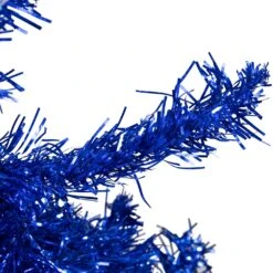 Northlight Artificial Tinsel Christmas Tree - Deep Blue - 4' - Unlit 9 Northlight Artificial Tinsel Christmas Tree - Deep Blue - 4' - Unlit -Northlight Shop 2306367284546979040