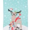 Reindeer & Friends Printed Flour Sack Kitchen Towel Dishtowel -Northlight Shop 2306373618144051360