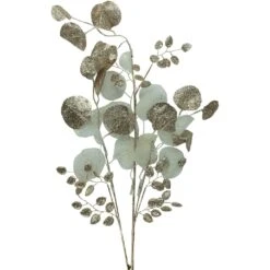 Northlight Glittered Winter Leaves Artificial Christmas Spray - 32" - White And Gold 14 Northlight Glittered Winter Leaves Artificial Christmas Spray - 32" - White And Gold -Northlight Shop 2306386830947140832