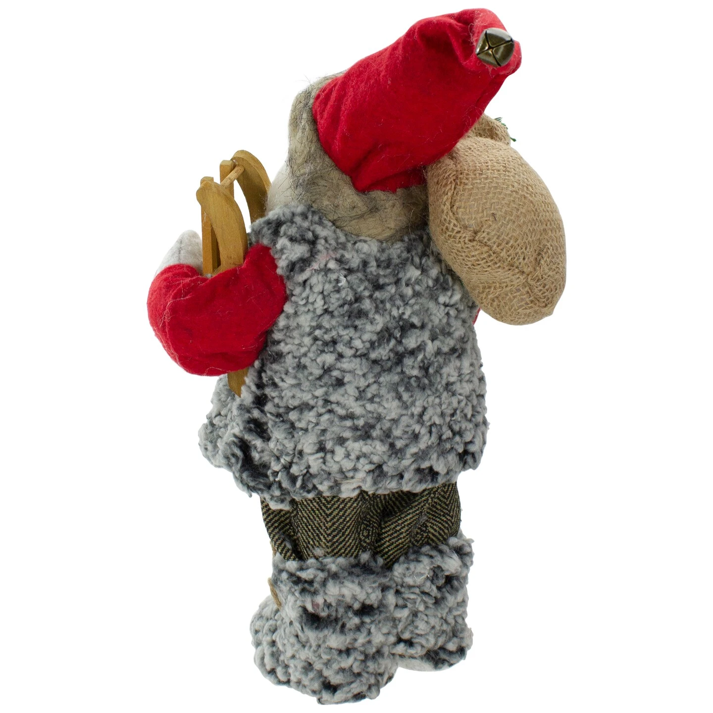 Northlight Santa Claus With Presents And Sled Standing Christmas Figure - 12" Red 8 Northlight Santa Claus With Presents And Sled Standing Christmas Figure - 12" Red - Image 6