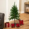Northlight Pre-Lit Medium Alpine Artificial Christmas Tree - 3' - Clear Lights Green