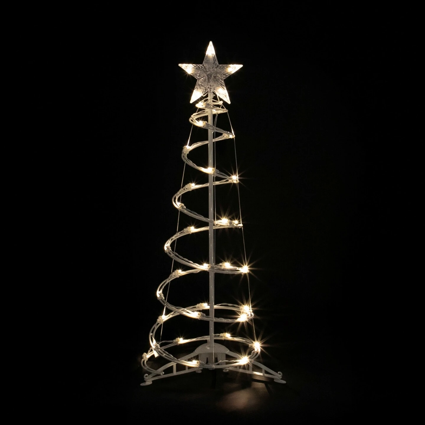 Northlight LED Lighted Spiral Outdoor Christmas Trees - 3' And 4' - Warm White Lights - Set Of 2 8 Northlight LED Lighted Spiral Outdoor Christmas Trees - 3' And 4' - Warm White Lights - Set Of 2 - Image 6