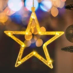 LED Christmas Window Suction Lights For Xmas Tree Star Decor 11 LED Christmas Window Suction Lights For Xmas Tree Star Decor -Northlight Shop 253660831962848 1