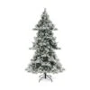 7 Feet Flocked Christmas Tree With Pine Needles 1 7 Feet Flocked Christmas Tree With Pine Needles -Northlight Shop 253662801071840