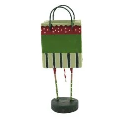 Lori Mitchell 7.0 Inch Davey's Gift Bag Christmas Figurine , Lightweight Christmas Decor Present Christmas Green 18 Lori Mitchell 7.0 Inch Davey's Gift Bag Christmas Figurine , Lightweight Christmas Decor Present Christmas Green -Northlight Shop 255160805620144 2