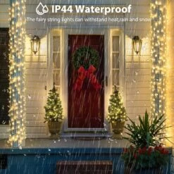 240LED 88Ft Connectable Christmas String Lights Indoor Outdoor Clear Wire -Northlight Shop 261401468000176