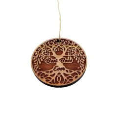 Best Boss Ever Celtic Tree Of Life - Cedar Ornament -Northlight Shop 26230463810576 2