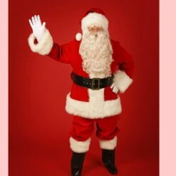 Regal Red Velvet Santa Pants With Side Pockets 23 Regal Red Velvet Santa Pants With Side Pockets -Northlight Shop 26398967373744 1