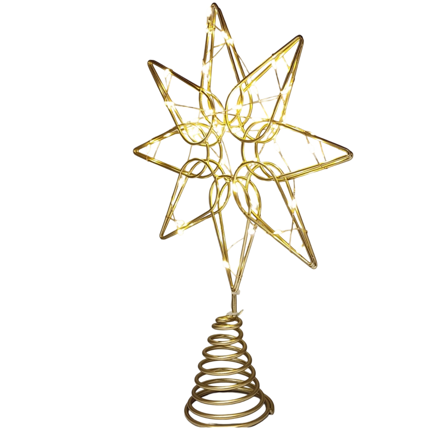 Gold Octagram Star - Tree Topper - 13 Inch 9 Gold Octagram Star - Tree Topper - 13 Inch - Image 7