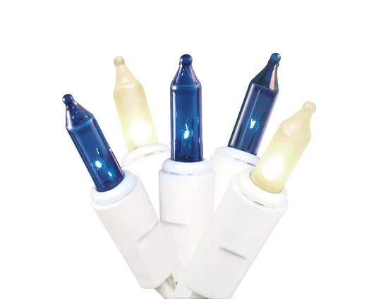 Northlight 50ct. Blue & Frosted Clear Mini String Lights 4 Northlight 50ct. Blue & Frosted Clear Mini String Lights - Image 2