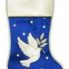 Northlight 20.5" Royal Blue Velvet Dove Christmas Stocking 2 Northlight 20.5" Royal Blue Velvet Dove Christmas Stocking -Northlight Shop 28529 31754048