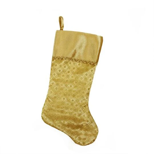 Northlight 20.5" Gold Glitter Star Christmas Stocking 3 Northlight 20.5" Gold Glitter Star Christmas Stocking