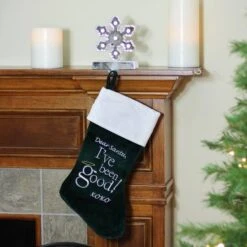 Northlight 18" Green "Dear Santa" Embroidered Christmas Stocking -Northlight Shop 28529 32270531 2