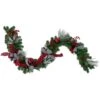 Northlight Double Plaid With Berries And Jingle Bells Artificial Christmas Garland - 6' X 12" Unlit Green 2 Northlight Double Plaid With Berries And Jingle Bells Artificial Christmas Garland - 6' X 12" Unlit Green -Northlight Shop 28678122496672