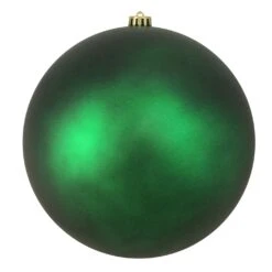 Northlight Matte Shatterproof Commercial Christmas Ball Ornament - 10" (250mm) - Green -Northlight Shop 28678624240288 2