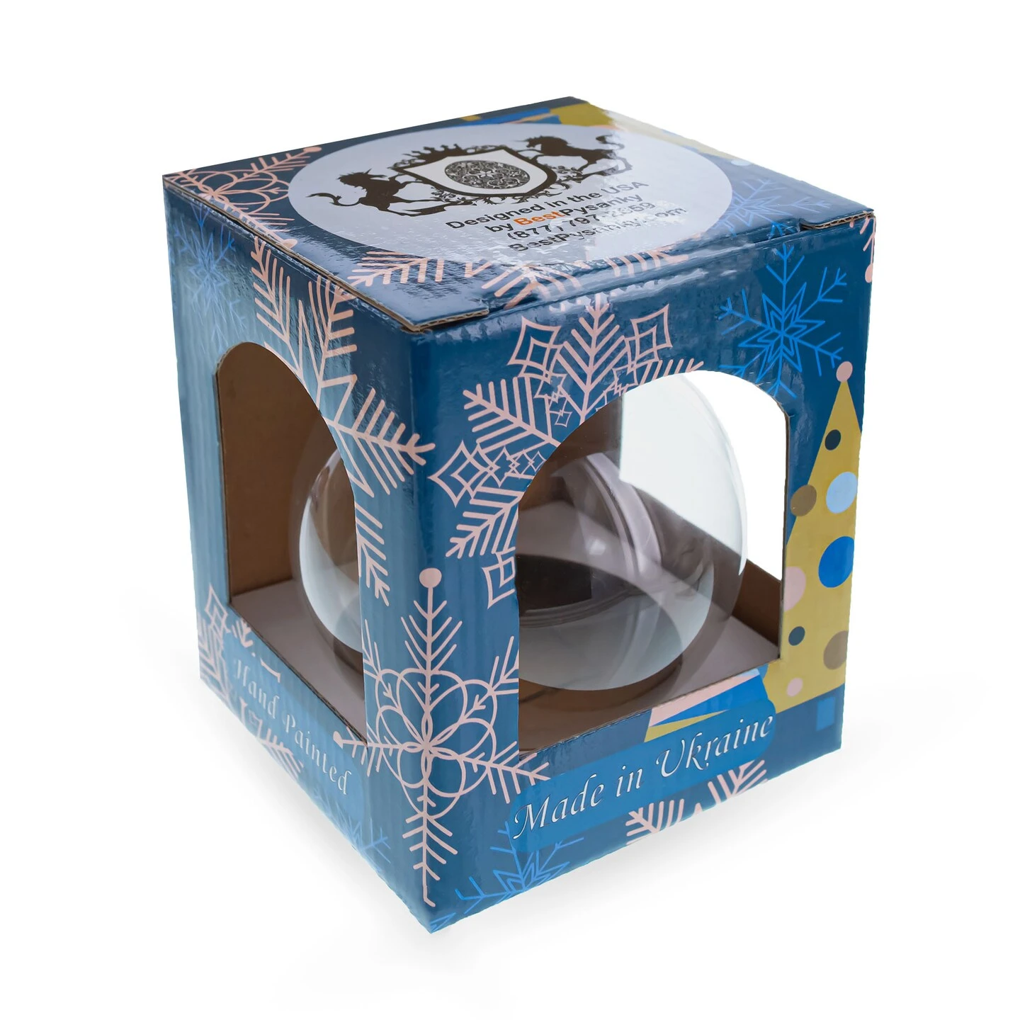 Purple Majesty With Silver Accents Geometric Glass Ball Christmas Ornament 3.25 Inches 7 Purple Majesty With Silver Accents Geometric Glass Ball Christmas Ornament 3.25 Inches - Image 5