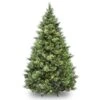 7 Ft. Pre-Lit Carolina Pine Hinged Medium Artificial Christmas Tree, Clear Lights 1 7 Ft. Pre-Lit Carolina Pine Hinged Medium Artificial Christmas Tree, Clear Lights -Northlight Shop 28904 CAP3 306 70