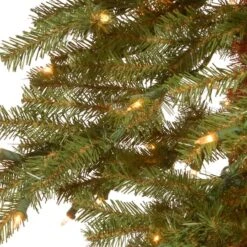 6 Ft. Pre-Lit Hickory Cedar Artificial Christmas Tree, Clear Lights 10 6 Ft. Pre-Lit Hickory Cedar Artificial Christmas Tree, Clear Lights -Northlight Shop 28904 CED7 60LO S 2