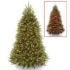 7.5 Ft. Pre-Lit Dunhill® Fir Full Artificial Christmas Tree, Dual Color® LED Lights -Northlight Shop 28904 DUH 330LD 75S