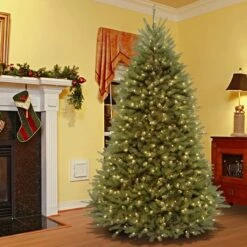 6 Ft. Pre-Lit Dunhill® Fir Full Artificial Christmas Tree, Clear Lights 14 6 Ft. Pre-Lit Dunhill® Fir Full Artificial Christmas Tree, Clear Lights -Northlight Shop 28904 DUH 60LO 4