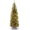 7.5ft. Pre-lit Kingswood Fir Pencil Artificial Christmas Tree, Clear Lights 1 7.5ft. Pre-lit Kingswood Fir Pencil Artificial Christmas Tree, Clear Lights -Northlight Shop 28904 KW7 300 75