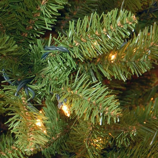 7.5ft. Pre-lit Kingswood Fir Pencil Artificial Christmas Tree, Clear Lights 6 7.5ft. Pre-lit Kingswood Fir Pencil Artificial Christmas Tree, Clear Lights - Image 4