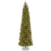 9ft. Pre-lit Feel Real® Downswept Douglas Fir Pencil Artificial Christmas Tree, Clear Lights -Northlight Shop 28904 PEDD4 392 90