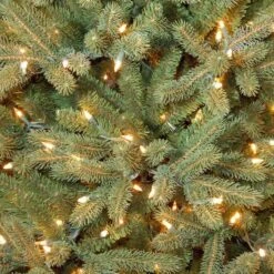 7.5ft. Pre-Lit Feel Real® Jersey Frasier Fir Slim Artificial Christmas Tree, Clear Lights -Northlight Shop 28904 PEJF1 304 75 2