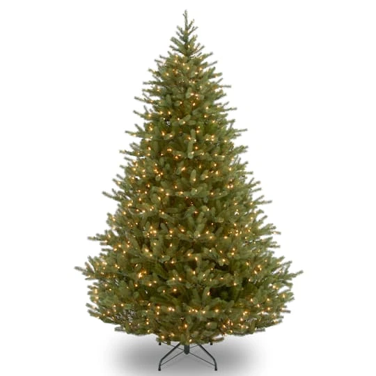 6.5 Ft. Pre-Lit Feel Real® Norway Medium Artificial Christmas Tree, Clear Lights 3 6.5 Ft. Pre-Lit Feel Real® Norway Medium Artificial Christmas Tree, Clear Lights