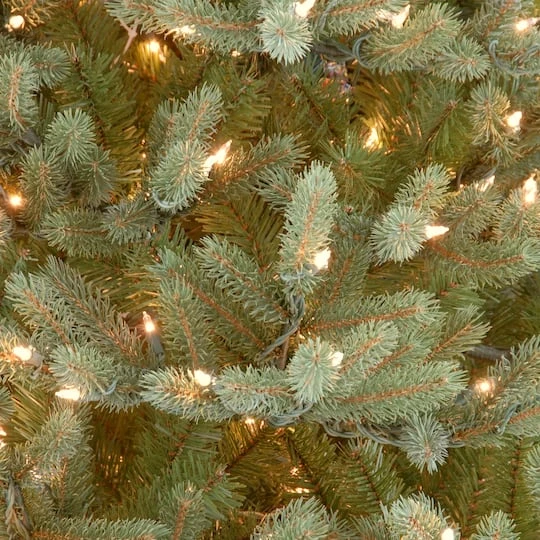 6.5 Ft. Pre-Lit Feel Real® Norway Medium Artificial Christmas Tree, Clear Lights 5 6.5 Ft. Pre-Lit Feel Real® Norway Medium Artificial Christmas Tree, Clear Lights - Image 3