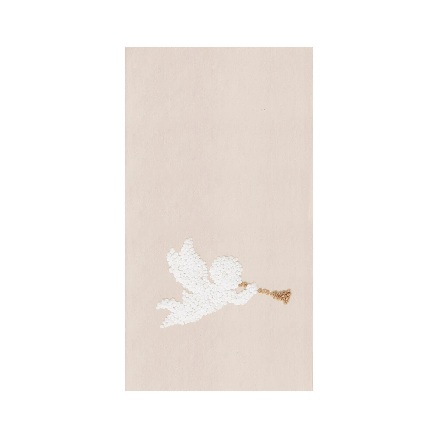 Singing Angel French Knot Flour Sack Kitchen Towel 3 Singing Angel French Knot Flour Sack Kitchen Towel