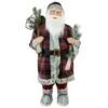 Northlight Alpine Santa Claus With Snowshoes And Skis Christmas Figure - 36" Red