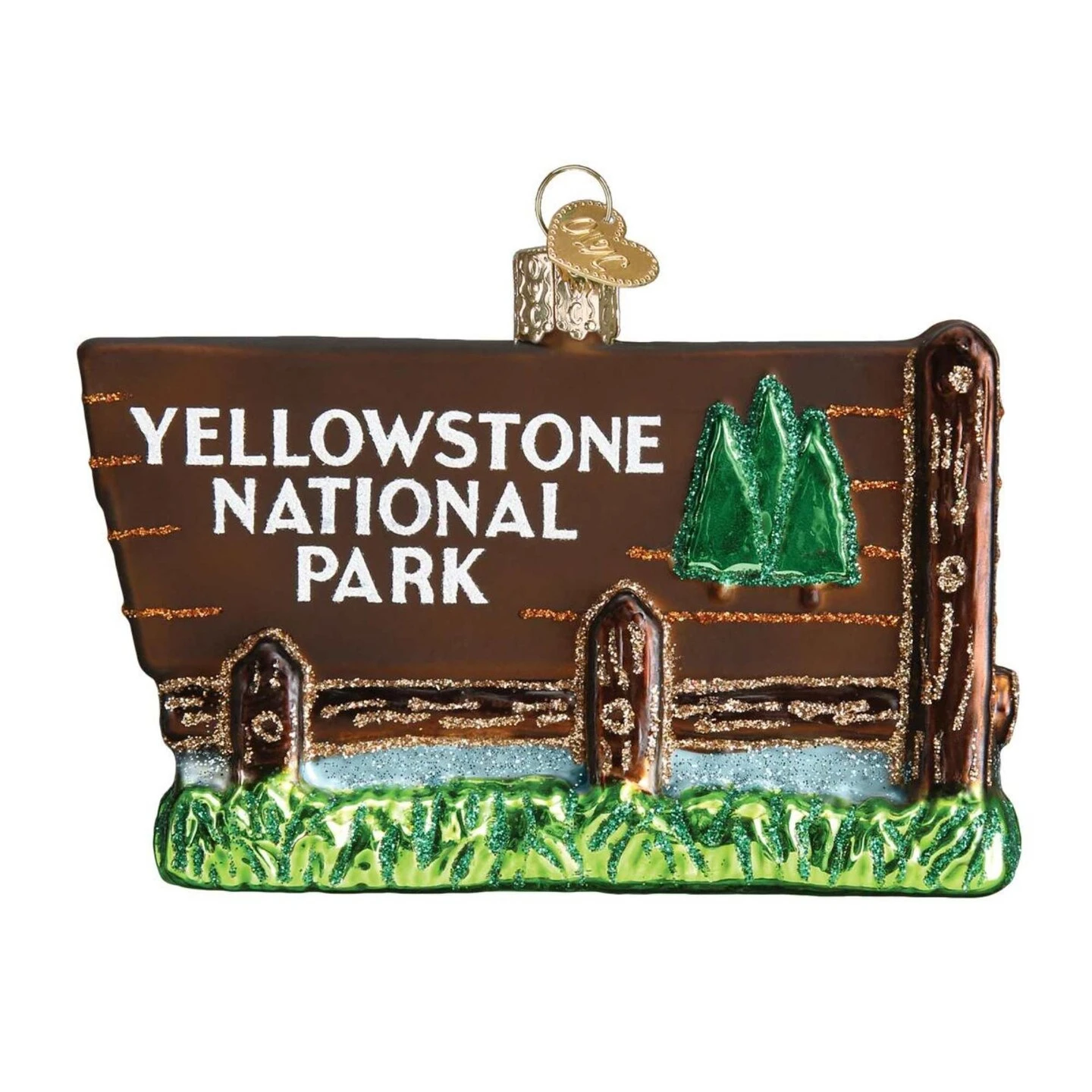 Old World Christmas 2.75 In Yellowstone National Park Christmas Tree Ornament , Vacation Travel Old Faithful Brown 3 Old World Christmas 2.75 In Yellowstone National Park Christmas Tree Ornament , Vacation Travel Old Faithful Brown
