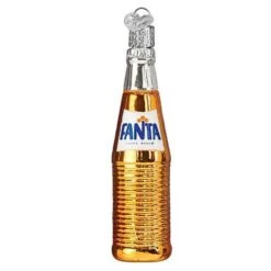 Old World Christmas 4.25 In Fanta Bottle Christmas Tree Ornament , Orange Soda