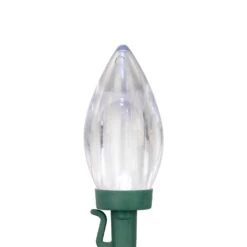 Northlight LED C9 Christmas Lights - Pure White - 16' Green Wire - 25ct Clear 13 Northlight LED C9 Christmas Lights - Pure White - 16' Green Wire - 25ct Clear -Northlight Shop 307422753795088