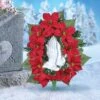Collections Etc Praying Hands Poinsettia Memorial Bush Stake -Northlight Shop 343561979019184
