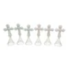 Roman Set Of 6 Ivory And Green God Bless Baby's First Christmas Cross Tree Toppers 9" 2 Roman Set Of 6 Ivory And Green God Bless Baby's First Christmas Cross Tree Toppers 9" -Northlight Shop 3458793193296749216