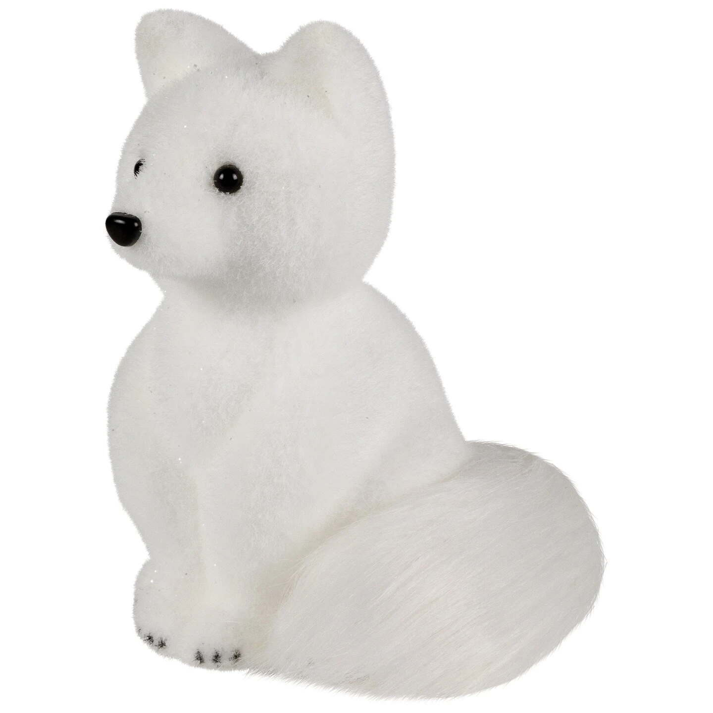 Northlight Sitting Artic Fox Pup Christmas Figurine - 7.5" White 7 Northlight Sitting Artic Fox Pup Christmas Figurine - 7.5" White - Image 5