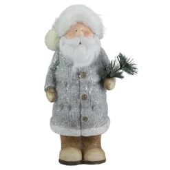 Northlight Ceramic Santa Holding Pine Sprig Christmas Figure - 18" Brown 9 Northlight Ceramic Santa Holding Pine Sprig Christmas Figure - 18" Brown -Northlight Shop 3459127967650538144 1