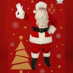 Regal Red Velvet Santa Pants With Side Pockets 27 Regal Red Velvet Santa Pants With Side Pockets -Northlight Shop 3459179141693349808 2