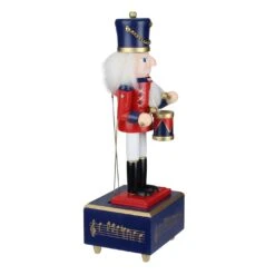 Northlight Nutcracker Drummer Animated And Musical Christmas Figure - 12" - Red And Navy 11 Northlight Nutcracker Drummer Animated And Musical Christmas Figure - 12" - Red And Navy -Northlight Shop 3459265322424853152