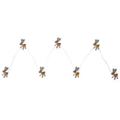 Northlight Incandescent Micro Reindeer Christmas Lights - 11.75" Silver Wire - 20ct Brown 9 Northlight Incandescent Micro Reindeer Christmas Lights - 11.75" Silver Wire - 20ct Brown -Northlight Shop 3459265324054864544