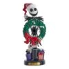 Kurt Adler 10-Inch Disney© Nightmare Before Christmas Jack Skellington With Wreath Nutcracker -Northlight Shop 348601165080656