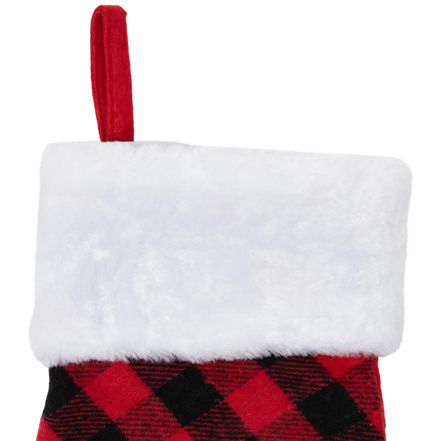 Northlight 15.5" Red And Black Buffalo Plaid Pet Embroidered Christmas Stocking 7 Northlight 15.5" Red And Black Buffalo Plaid Pet Embroidered Christmas Stocking - Image 5