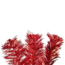 Northlight Artificial Tinsel Christmas Tree - 7' - Red - Unlit 15 Northlight Artificial Tinsel Christmas Tree - 7' - Red - Unlit -Northlight Shop 360271214853456