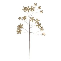 Melrose 28" Brown Tree Shaped Cut Out Snowflake Artificial Christmas Spray -Northlight Shop 363454873997984 2