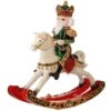 20" Royal Jeweled Nutcracker Rocking Horse: Luxurious Holiday Christmas With Elegant Detailing 2 20" Royal Jeweled Nutcracker Rocking Horse: Luxurious Holiday Christmas With Elegant Detailing -Northlight Shop 371362016400208